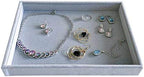 Stackable Tray Grey Velvet Premium Quality Jewelry Small Collections Organizer - Image 3