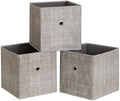 Foldable Storage Cubes Bins, 11 Inch Cloth Storage Cube Fabric Storage Box by NieEnjoy