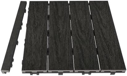 1 in. x 1 ft. Quick Deck Composite Deck Tile Straight Trim - Image 5