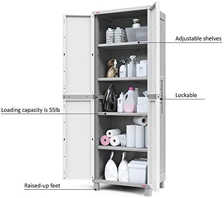 Keter Storage Cabinet with Doors and Shelves - Image 6