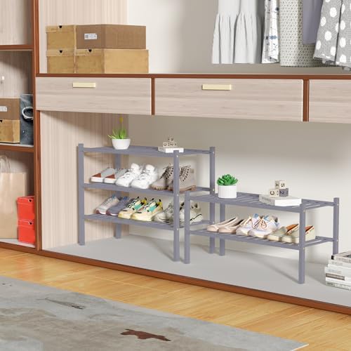 ROMGUAR CRAFT 3 Tier Bamboo Shoe Rack - Image 4