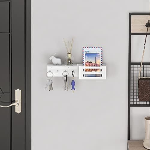 MKO Key Holder Wall Mount, Adhesive Key Hanger - Image 3