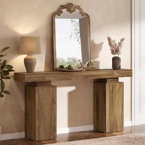 Tribesigns 63-Inch Long Console Table, Farmhouse Entryway Table Behind Couch - Image 3