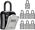 Puroma Key Lock Box Outdoor 4 Digit Code Combination Lockbox House, 8 Gray by Puroma