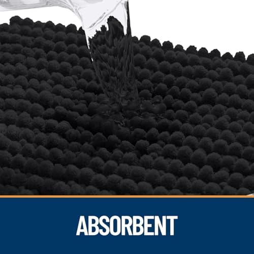 OLANLY Dog Door Mat for Muddy Paws 59x35, Extra Absorbent Chenille Mud Mat - Image 4
