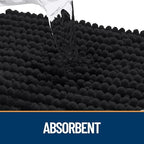OLANLY Dog Door Mat for Muddy Paws 40x32, Extra Absorbent Chenille Mud Mat - Image 4