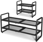 Expandable Metal Shoe Rack for Closet, Entryway & Garage by SNTD