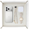 VLANDO Valet Tray Organizer, PU Leather Catchall Tray by VLANDO