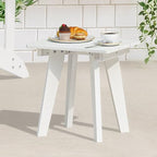 Outdoor Side Table, HDPE Weather Resistant Small Patio Table - Image 2