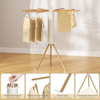 SUNOUTLY Tripod Clothes Drying Rack, Garment Rack Portable and Foldable Space - Image 4