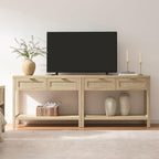 SICOTAS 79" Rattan Console Table - Image 4