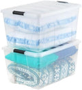 IRIS USA 2-Pack 94 Quart Storage Bins by IRISUSA