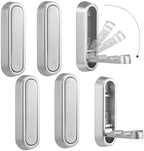 Folding Wall Hooks, 6 Pack, Zinc Alloy, Heavy Duty Coat Hooks by Dntorx