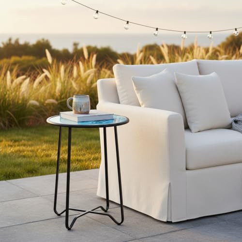 LIFFY Outdoor Side Table, Decorative Plant Stand & End Table - Image 5