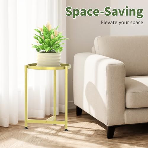LASZOLA Metal Small Plant Stand Indoor Tall - Image 6
