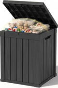 Outdoor Storage Box, 70 Gallon Waterproof Resin Patio Deck Box by ATMELT