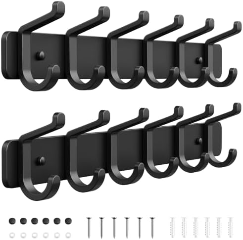 Coat Rack Wall Mount Heavy Duty, Wall Coat Hanger by pickpiff