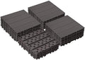 Skypatio 22 PCS Plastic Interlocking Deck Tiles, All-Weather Outdoor Patio by Skypatio