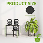 3 Tier Tall Metal Plant Stand, Duty Tiered Flower Shelf - Image 2