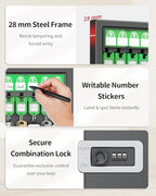 Uniclife Key Lock Box with Code, 72 Keys Capacity - Image 5