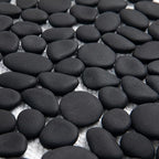 Lovdeco Pebble Tile Shower Floor, Mosaic Pebble Backsplash by Lovdeco