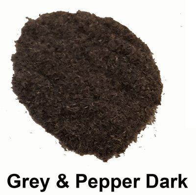 Finally Hair 28g Bottle of Fibers and Finally Hair 120ml 4.1 oz. Bottle of Fiber Lock Hair Spray (Grey & Pepper Dark)