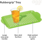Oggi Rectangle Non Skid Rubber Grip Serving Tray - Image 2