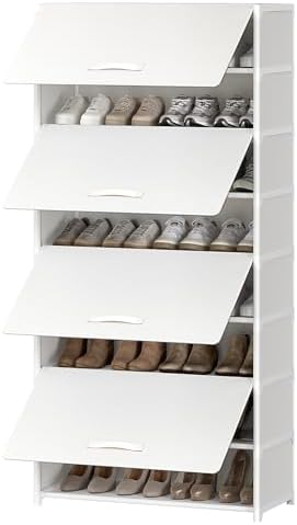 9 Tier Shoe Cabinet with Door, 36-Pair Storage by UNITSTAGE