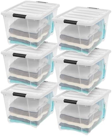 IRIS USA 54 Qt Storage Bins by IRISUSA