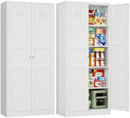 Letaya White Storage Cabinet by LetayaMetalCabinets