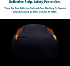 MORNYRAY Waterproof Car Cover All Weather Snowproof UV Protection Windproof - Image 4