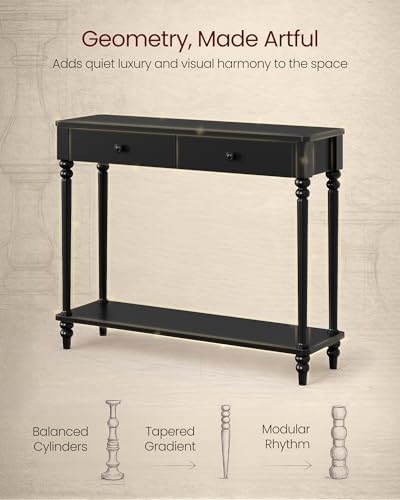 VASAGLE 39.3"Console Table, Narrow Entryway Sofa Table - Image 3