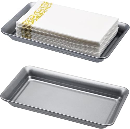SheeChung Metal Vanity Tray, Bathroom Counter Storage Tray by SheeChung