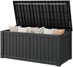 Outdoor Storage Box Waterproof, 160 Gallon Deck Box by WTFGO