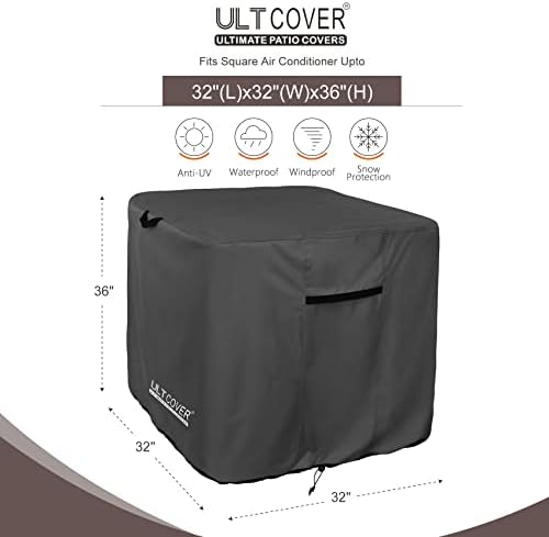 ULTCOVER Waterproof Air Conditioner Cover 32W x 32D x 36H in - Image 2