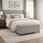 HomePop Ainsley 40" Storage Ottoman Bench - Image 2