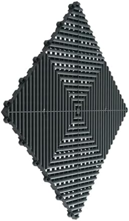 Swisstrax Ribtrax PRO Garage Floor Tiles, Slate Grey - Image 2