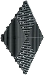 Swisstrax Ribtrax PRO Garage Floor Tiles, Slate Grey - Image 2