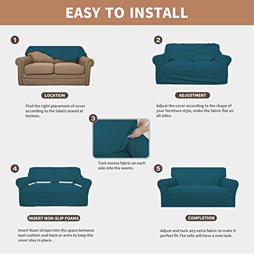 Easy-Going 100% Waterproof Couch Cover, 3 Cushion Couch Slipcover - Image 5