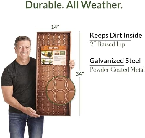 Good Directions Large Boot Tray, Circles Multi-Purpose All Weather Decorative - Image 3