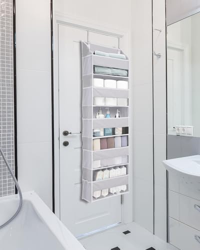 ULG 2 Pack 5-tier Over the Door Organizer Light Gray - Image 3