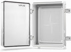 QILIPSU Outdoor WiFi Enclosure, 14.6"x10.6"x5.9" Waterproof Electrical Junction by QILIPSU