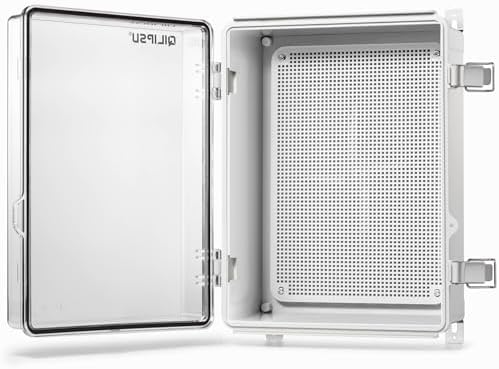 QILIPSU Outdoor WiFi Enclosure, 14.6"x10.6"x5.9" Waterproof Electrical Junction by QILIPSU