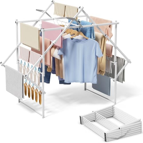 Sakugi Foldable Clothes Drying Rack, 48.2" W, Stable Arch Structure by Sakugi