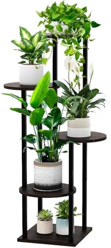 5 Tier Plant Stand Indoor Corner Tall Shelf by YOCOMEY