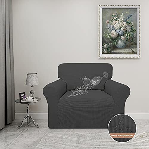 Easy-Going 100% Waterproof Chair Couch Cover, Stretch Jacquard Sofa Cover - Image 2