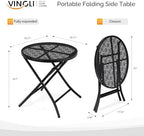 VINGLI Outdoor Folding Side Table - Image 3