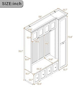 Quarte Farmhouse Hall Tree - Image 3