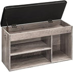 HOOBRO Shoe Storage Bench with Cushion, 32.3" Entryway Bench by HOOBRO