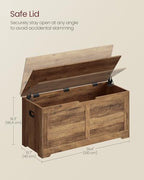 VASAGLE Storage Chest, 39.4 Inches Width Bench - Image 3